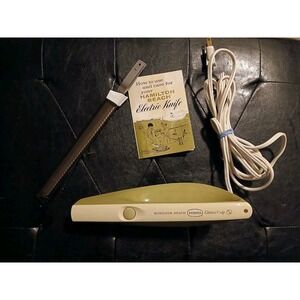Hamilton Beach Electric Knife Green Vintage 1084‎ Collectible #93B5